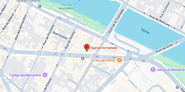 Agence formatweb ® 16 Boulevard Saint-Germain, 75005 Paris, France