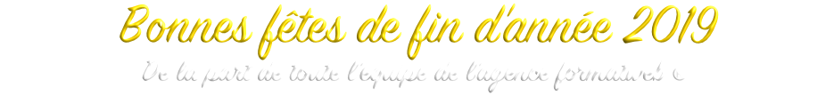 Bonnes fêtes de fin d'année 2019 - Agence formatweb ® Paris Bonnes fêtes de fin d'année 2019 - Agence formatweb ® Paris