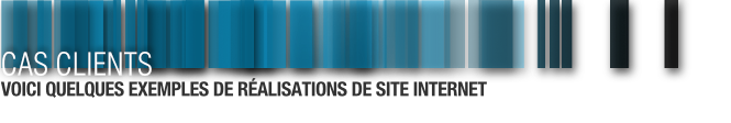 Exemples de réalisations - Hôtel - e-Commerce - Immobilier - Etc.